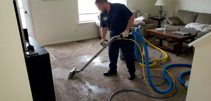 Flooded Basement Carpet Cleanup Conley