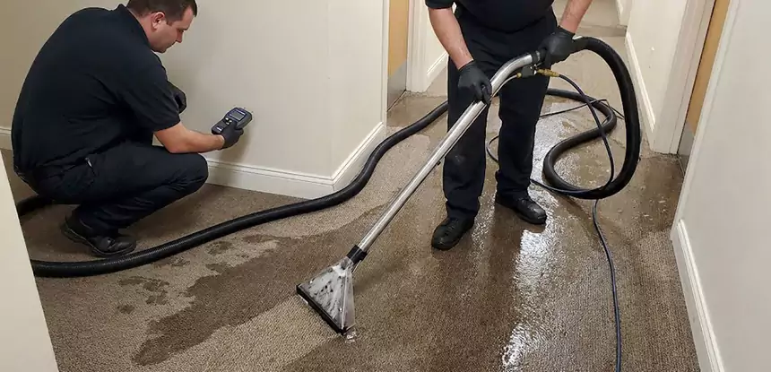 Basement Flooded Carpet Soaked Recovery in Conley